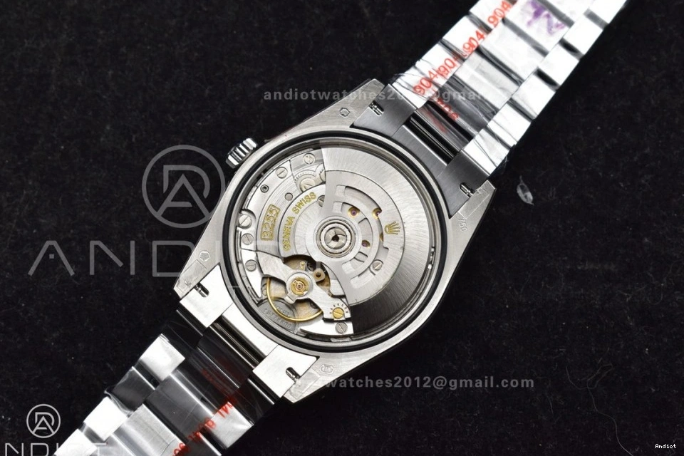 Bracelet vr3255 on Weight) Steel President 904L 36 Crystal SS QF Dial Edition Best (Gain DayDate Blue V5 0412